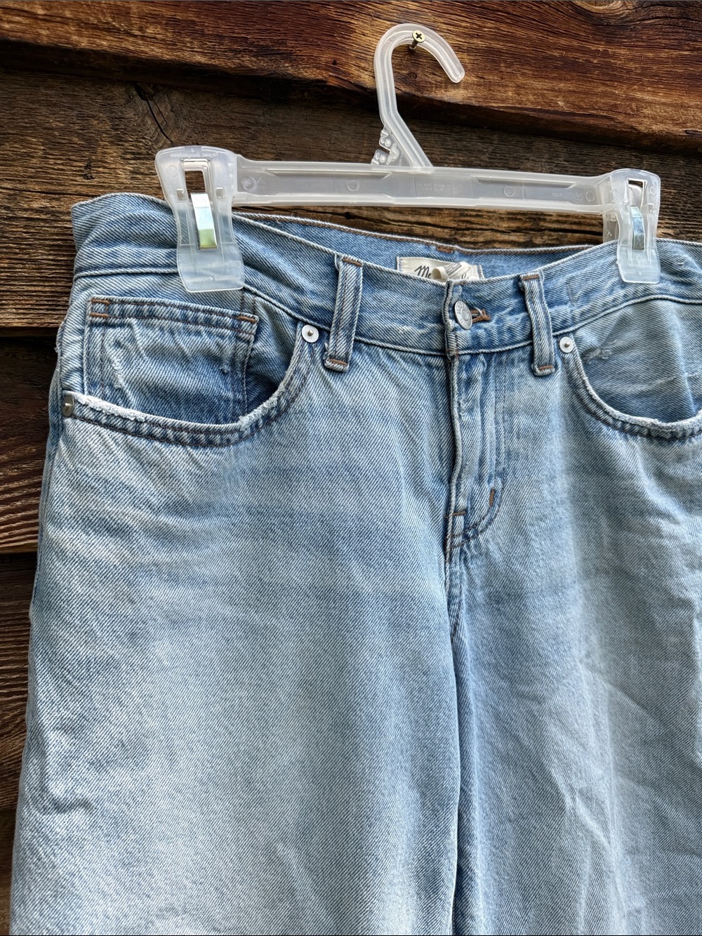 Madewell low rise super wide leg jeans - Picture 3 of 6